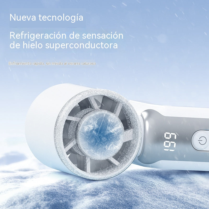 ❄️🌬️Ventilador pequeño portátil de alta velocidad y larga duración.