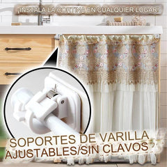 🏆【Compre 5 y obtenga 5 gratis】📌Soporte de varilla ajustable sin taladrar