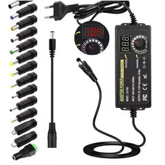 ⏰Adaptador de corriente universal CA/CC ajustable de 3 V-24 V y 3 A