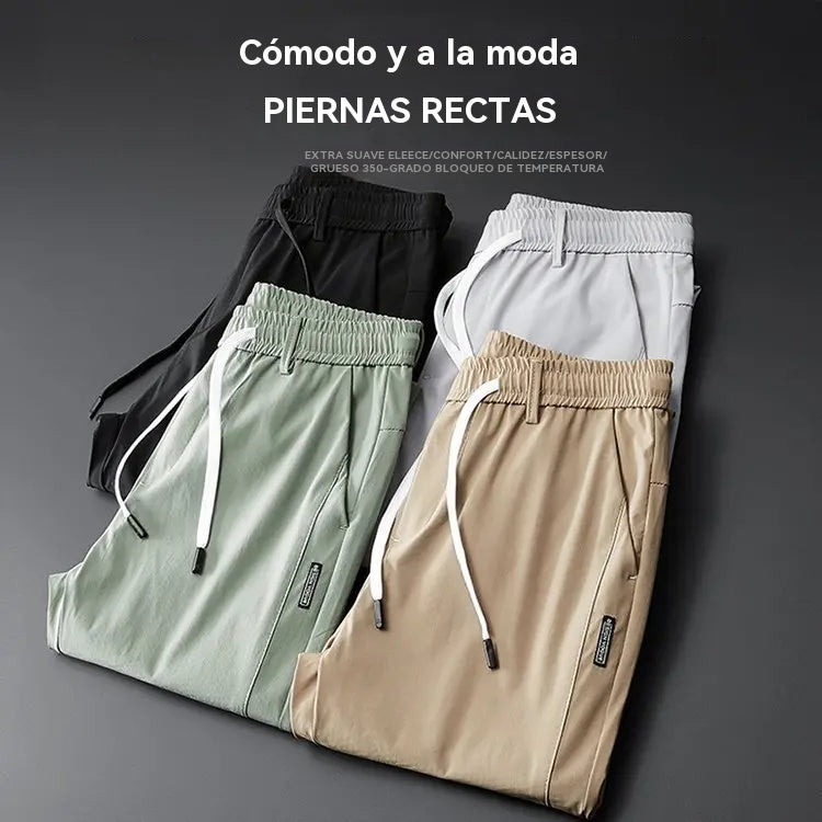 【2 artículos por 31 euros】【M-5XL】2026 Nuevos pantalones elásticos casuales para hombre, cómodos y elegantes.
