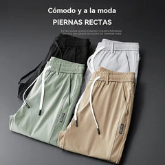 【2 artículos por 31 euros】【M-5XL】2026 Nuevos pantalones elásticos casuales para hombre, cómodos y elegantes.