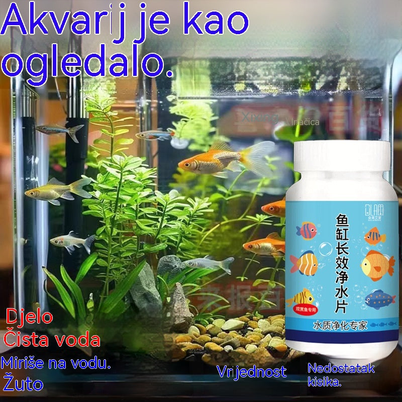 🔥Kupite 1, dobijte 1 gratis (2 boce - 400 komada)🐠🌿 Tablete za pročišćavanje vode za akvarij + tablete za oksigenaciju