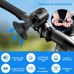🚴🔔🔊Timbre de bicicleta eléctrico, timbre eléctrico para equipo de ciclismo con alto volumen