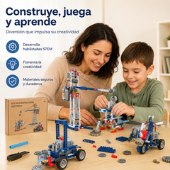 🤖🔥【312 piezas】【Empaquetado en una caja + tren motriz】Juguete de bloques de construcción eléctricos