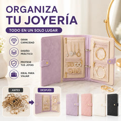 🔥Elegante bolsa portátil para guardar joyas con estampado a cuadros