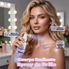 🥳Producto más vendido de 2026🥳💞 ¡Más de 50.000 unidades vendidas! ✨💎 Spray de purpurina para cuerpo y cabello: seguro y no irritante, apto para ropa y cabello. 👗✨