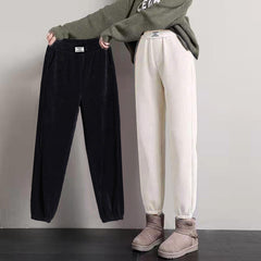 【💥Oferta especial💥】【M-3XL】Pantalones casuales de punto elástico para mujer nuevos