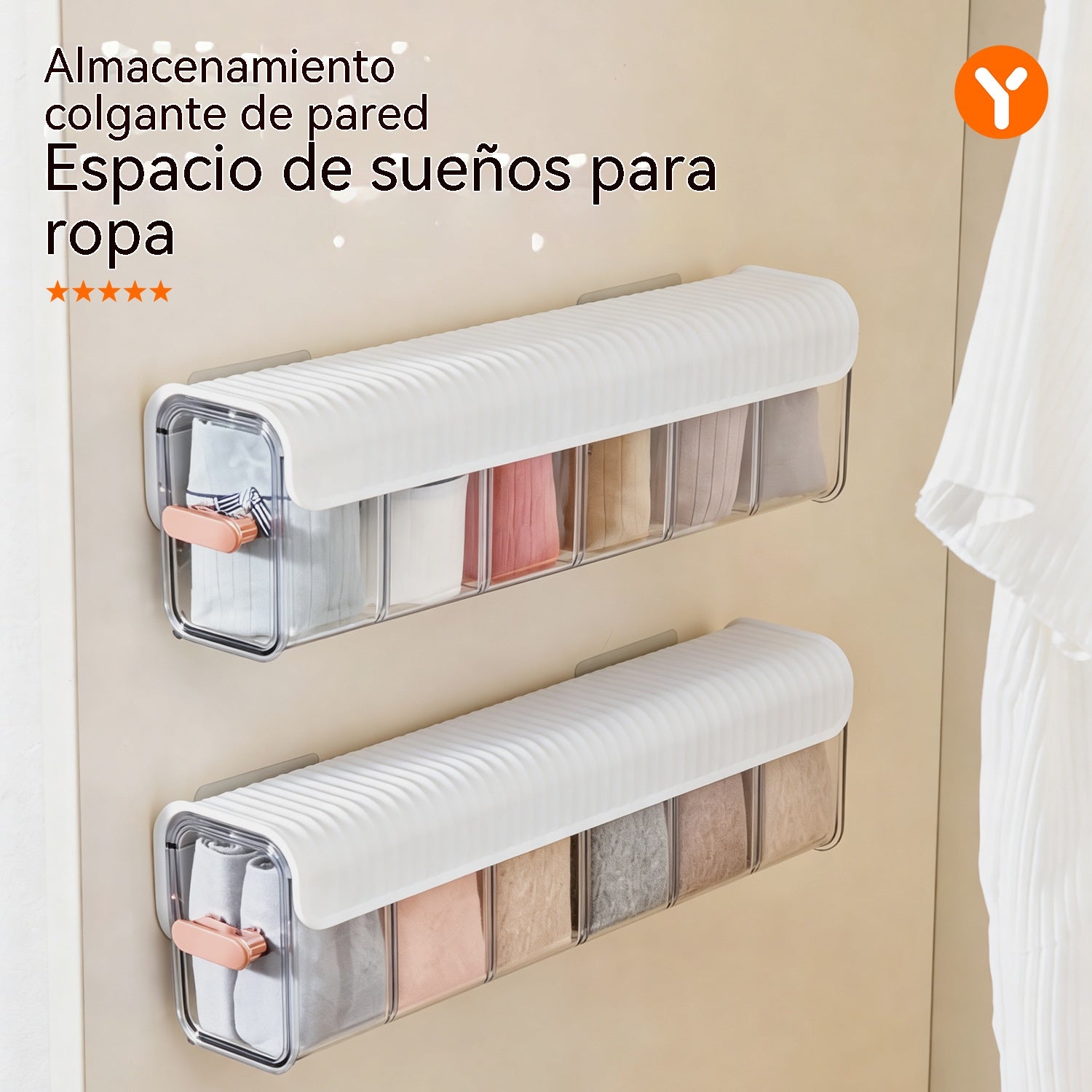 Caja para guardar ropa interior y calcetines