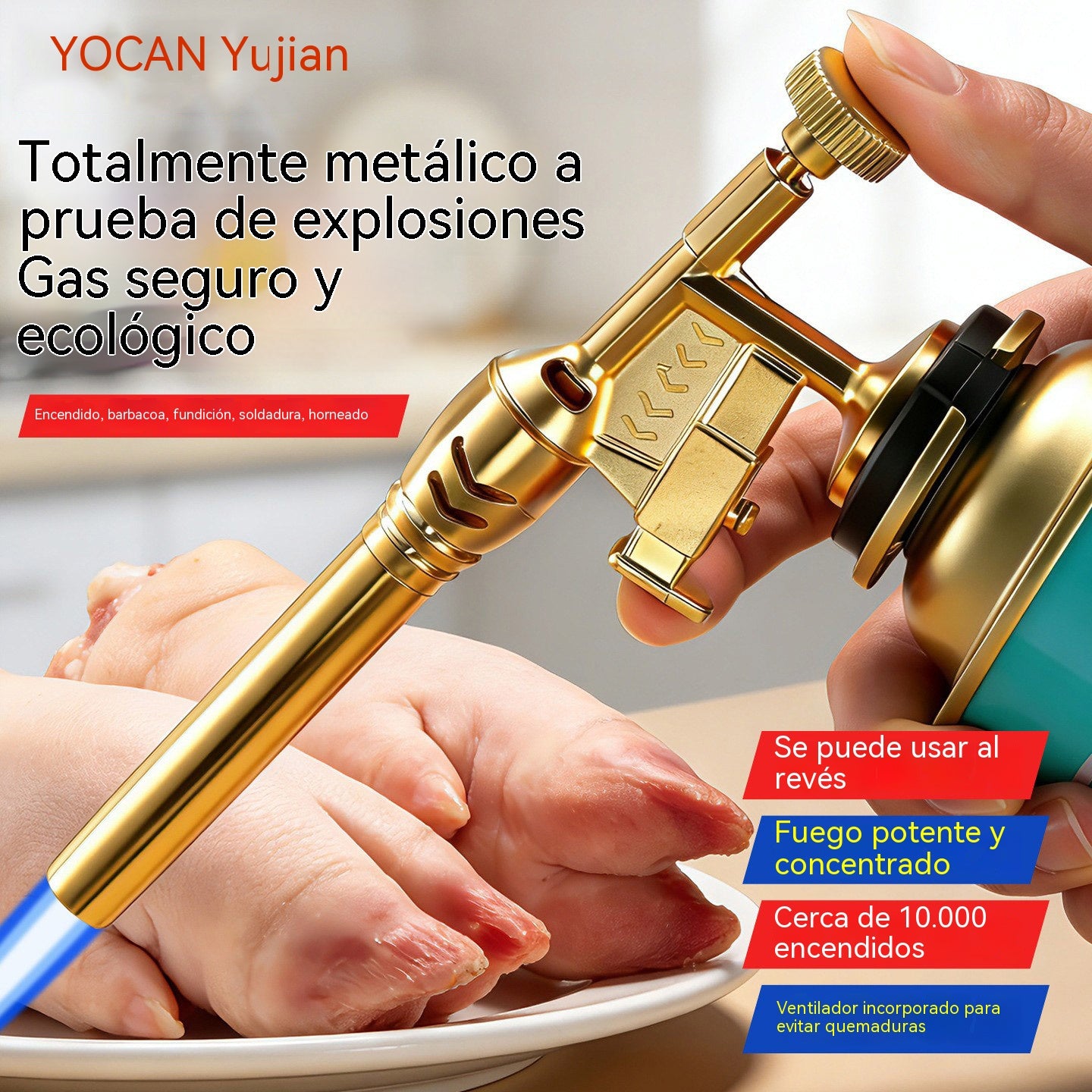 【Compra 1, llévate 1 gratis】50% de descuento💦 Soplete de gas de cobre portátil