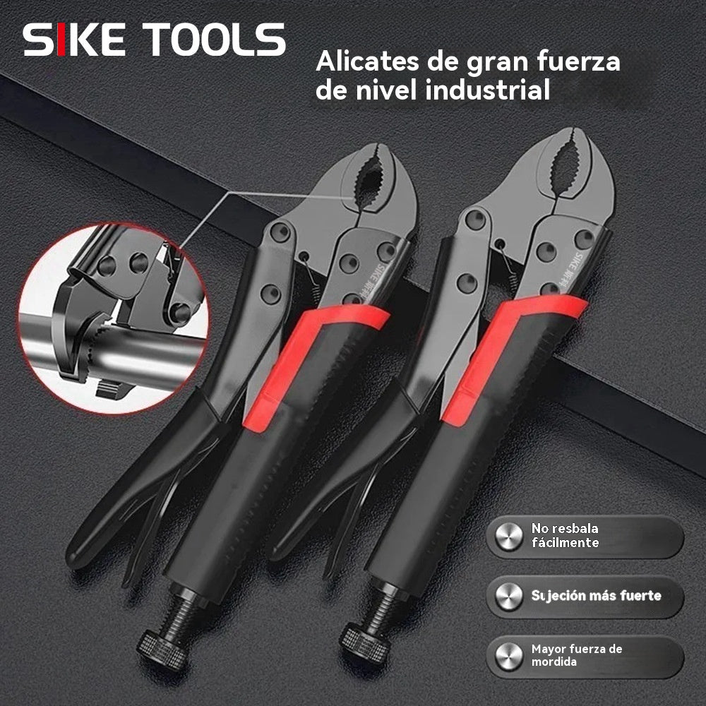 Alicates de fuerza ajustable, abrazaderas multifuncionales, alicates de presión de grado industrial.