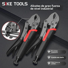Alicates de fuerza ajustable, abrazaderas multifuncionales, alicates de presión de grado industrial.