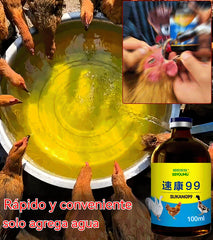 【Compra 1 y llévate 1 gratis】💊🐓🦆🕊️ Medicamento para el tratamiento de la influenza aviar, la pérdida de apetito, la diarrea y la tos en aves de corral, pollos, patos y gansos. 1 frasco de 100 ml.