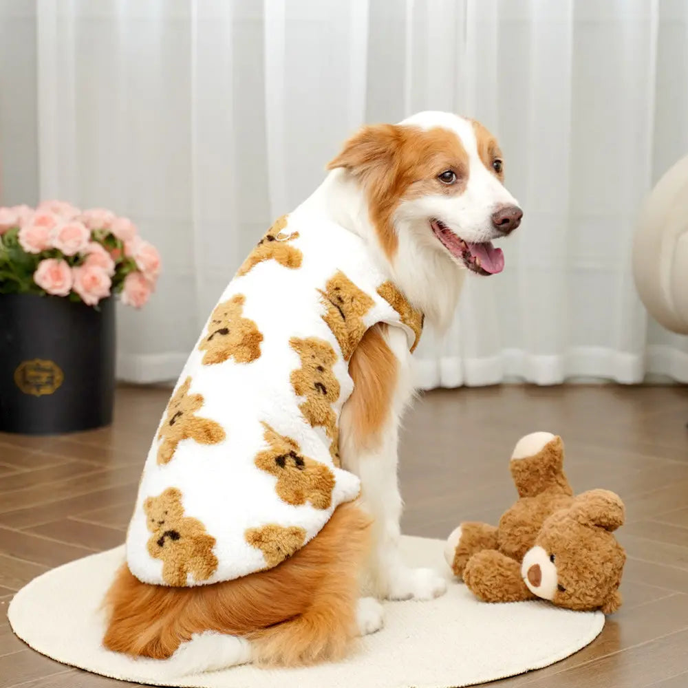 🐕Adorable chaleco para mascotas con forro de felpa