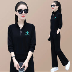 😍【Top + pantalones】2025 traje de ropa deportiva casual suelto de gran tamaño nueva moda caliente