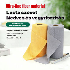 ✨🧼Újrafelhasználható tisztítókendő tekercsek, amelyek egyenként letéphetők.