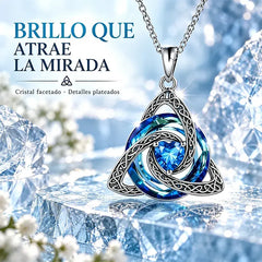 💎✨ Collar con 12 Piedras de Nacimiento y Nudo Celta | Colgante Elegante de Alta Gama para Mujer 🔮