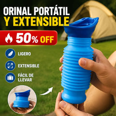 🔥Urinario plegable portátil para hombres, mujeres, niños y ancianos - Urinarios reutilizables