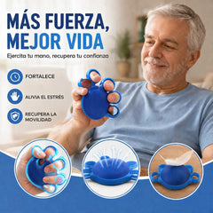【📢50% de descuento】Pelota de entrenamiento para la rehabilitación de la fuerza de agarre, para personas mayores o supervivientes de un ictus, con aro fijo.
