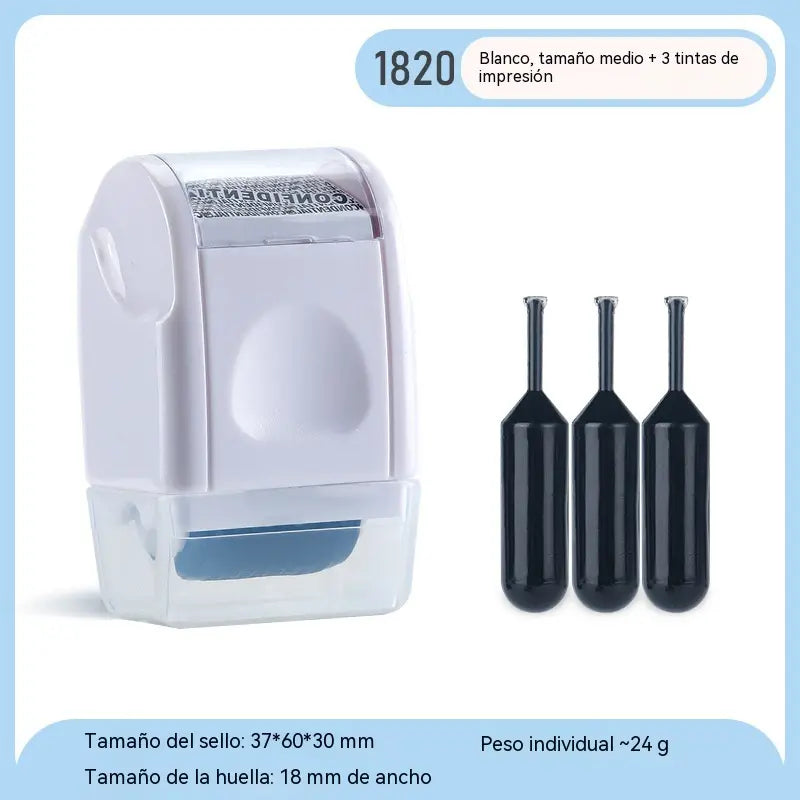 Sello de privacidad enrollable para la prevención y protección contra el robo de información.