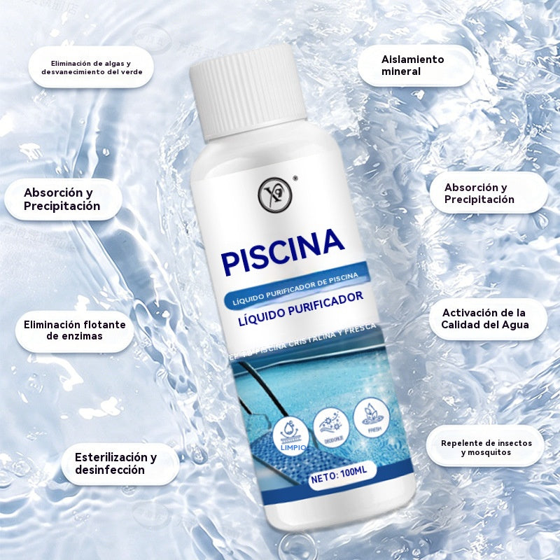 🔥【Compra uno y llévate otro gratis】🏊‍♂️ Solución purificadora para piscinas: purifica el agua, elimina la suciedad y los olores, dejando el agua de tu piscina cristalina🌊✨