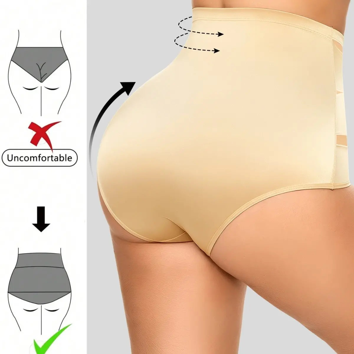 ✨4 piezas 30 €✨ Bragas Moldeadoras Mujer Cintura Alta | Ajuste Cómodo e Invisible para Cada Look 💕