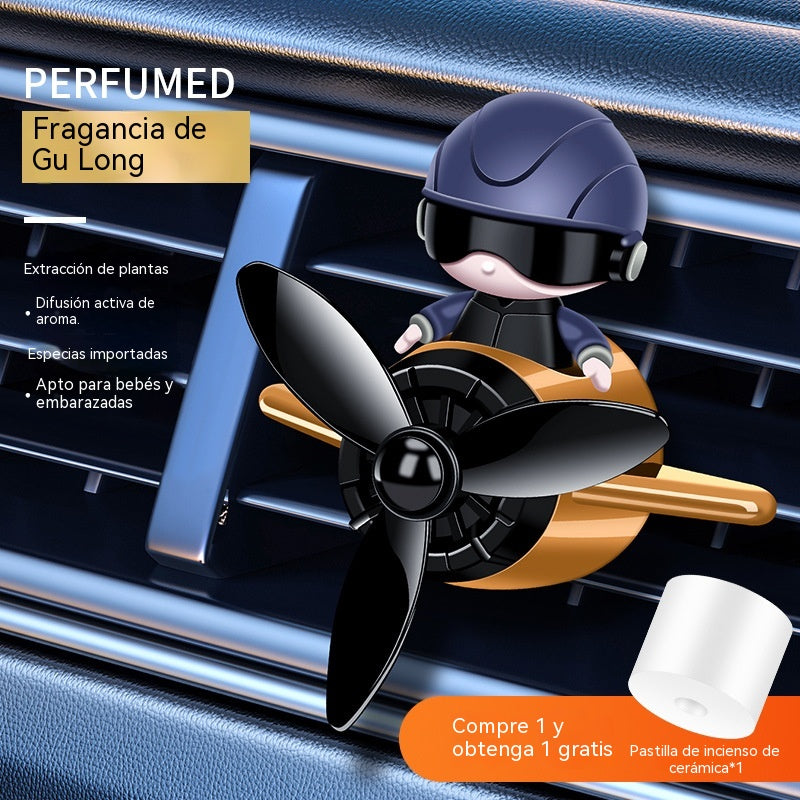 🔥【Compra 1 y llévate 1 gratis】🚁 Difusor de aromas para el coche «Little Plane»