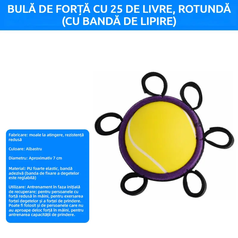 🌞💯Pelota ortopédica para la recuperación de dedos y manos, con anillos de fijación, dispositivo de entrenamiento de fuerza y movilidad para personas mayores o con secuelas de un derrame cerebral.