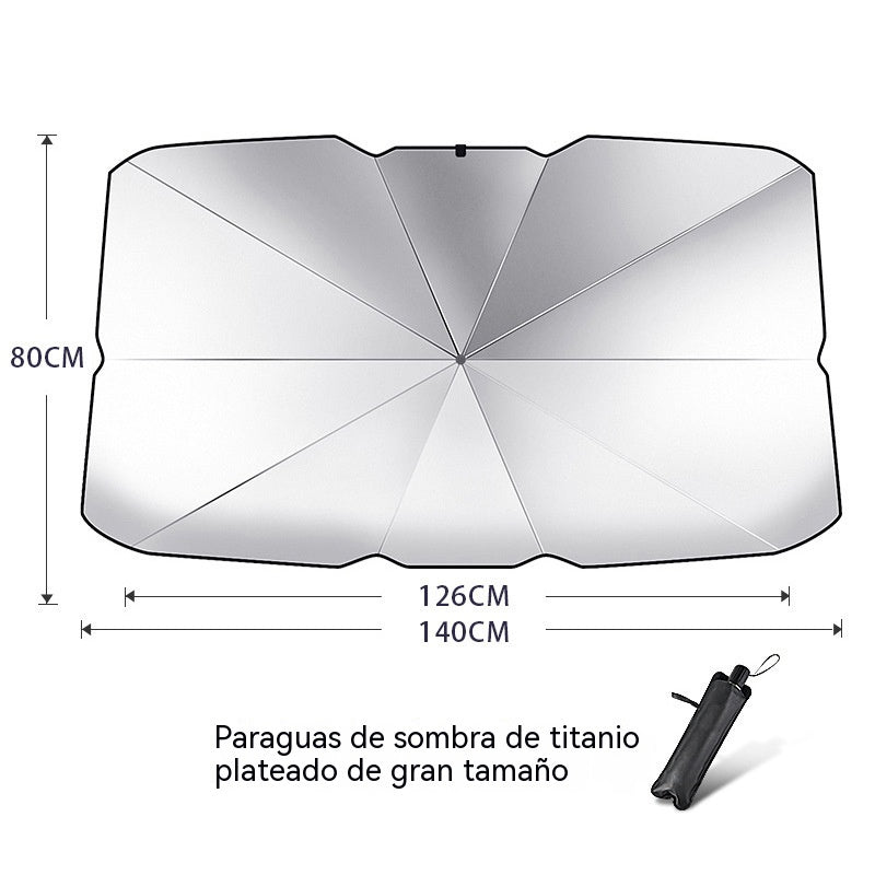 🚗🌞Parasol para coche/cortina parasol para el parabrisas delantero, protección solar y aislamiento térmico.