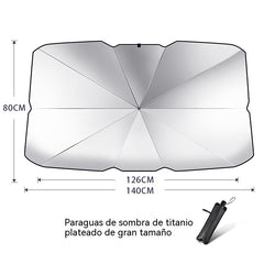 🚗🌞Parasol para coche/cortina parasol para el parabrisas delantero, protección solar y aislamiento térmico.