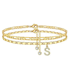 【Compra 1 y llévate 1 gratis】💰Pulsera tobillera de oro en capas para mujer