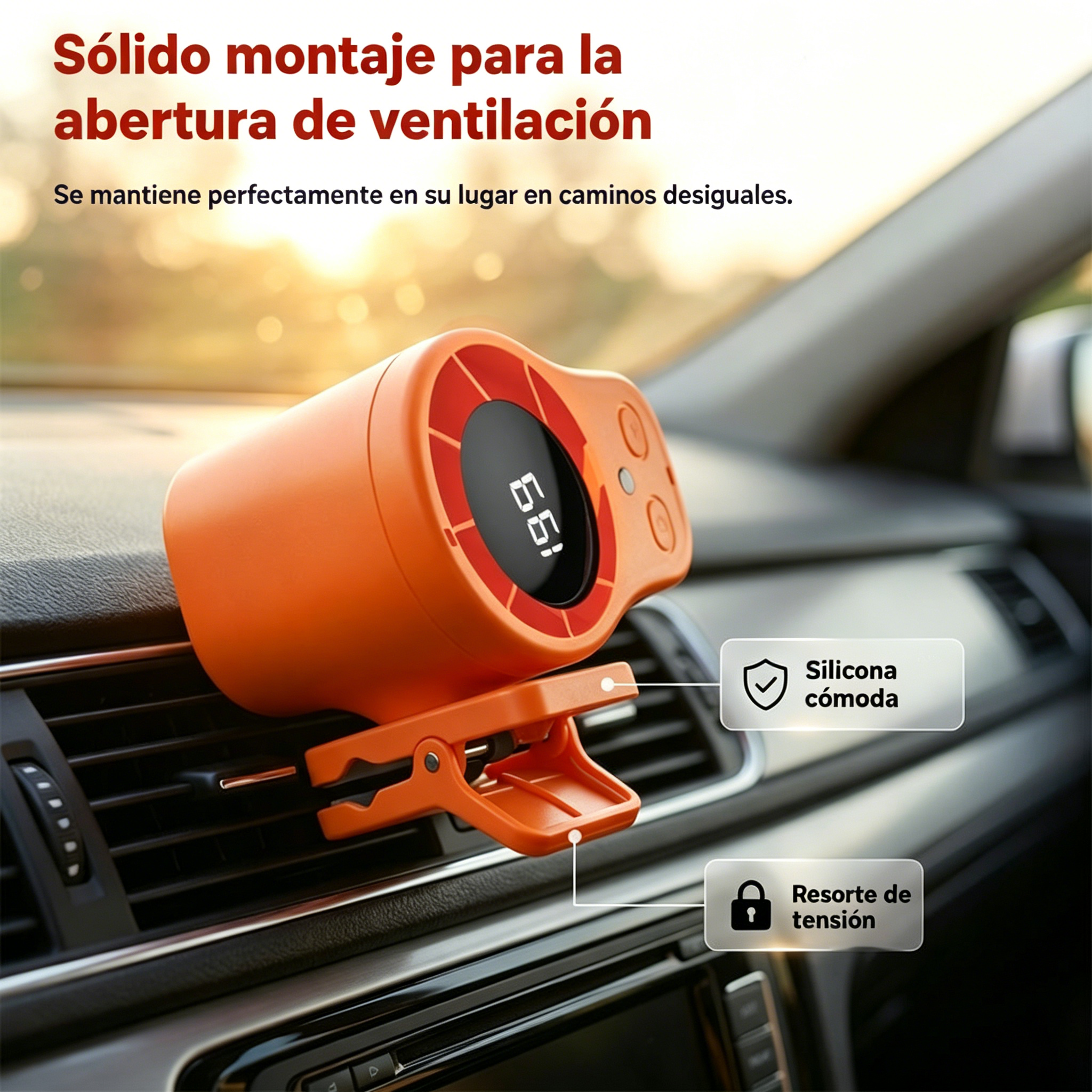✨Ventilador turbo portátil para refrigeración de coche