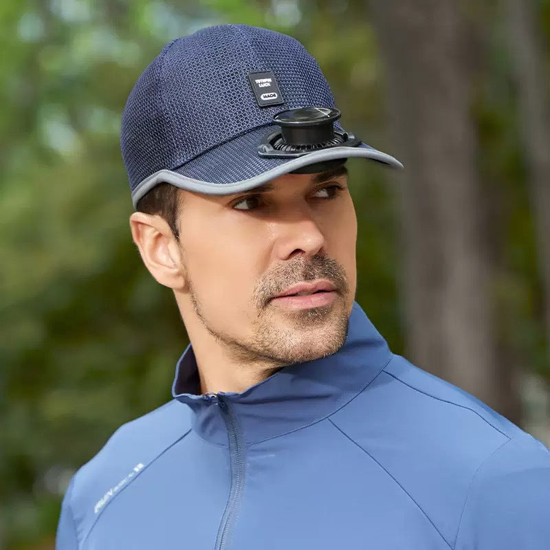 🧢【Enfriamiento rápido】❄Gorra de béisbol con ventilador solar