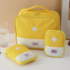 【Juego de tres piezas】💊🩹Bolso médico de viaje plegable y portátil, bolsa de almacenamiento de medicamentos de gran capacidad.