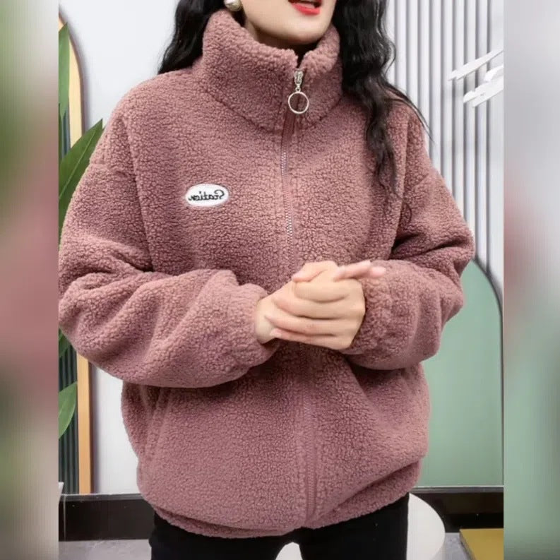 🔥🔥【M-4XL】Chaqueta cálida de lana de cordero de puro algodón