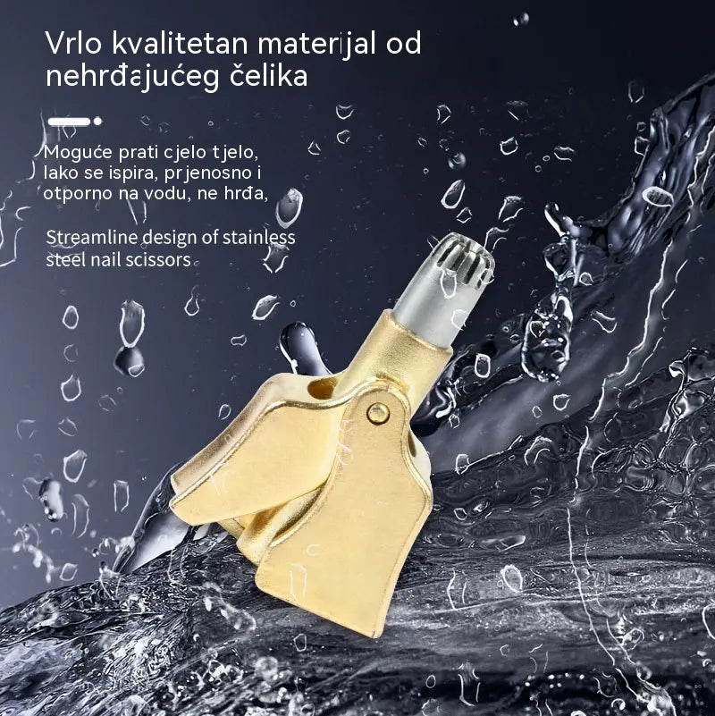 👍【2 komada】Mehanički ručni trimer za nos u vintage stilu