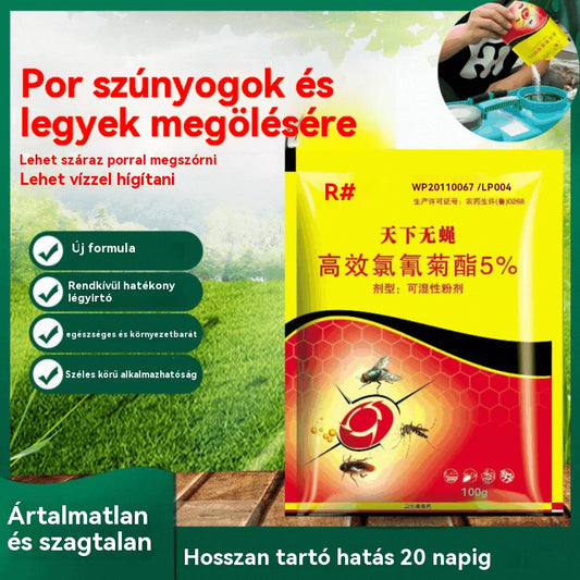 🦟【6 zacskó】❤️Kifejezetten szúnyogok és legyek irtására tervezték gazdaságokban, egy csomag elpusztítja a bolhákat/sáskákat/csótányokat/legyeket/szúnyogokat!