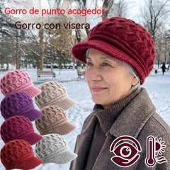 🎁❤️Gorro de punto cómodo con visera