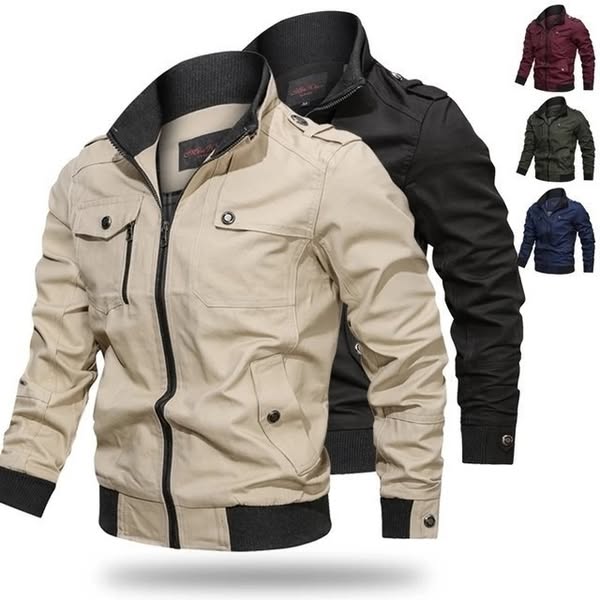 🔥【50% DE DESCUENTO】【M-5XL】Chaqueta Militar Nueva para Hombre 2025
