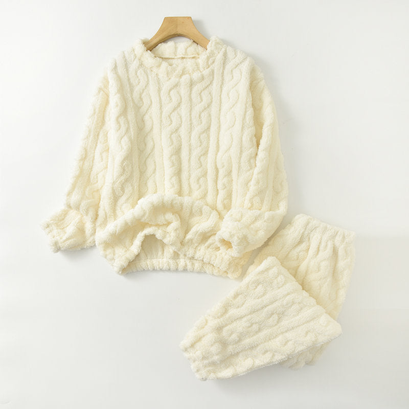 🌺【45-90kg】💥💫Conjunto de pijama de invierno para mujer suave, cómodo y cálido