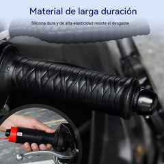 💥【Manillares*2, Frenos de mano*2, juego de 4 piezas】🧤Fundas de silicona antideslizantes universales para manillar de motocicleta