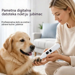 🐱🐶 Električna turpija za nokte za kućne ljubimce s LED indikatorom napajanja