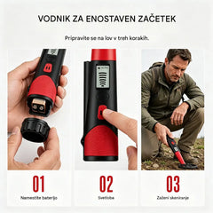🔎⛏️Prenosni detektor kovin z LCD zaslonom
