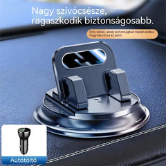 🎯 50% KEDVEZMÉNY MINDENRE! Forgatható telefontartó – Biztonságos műszerfalra rögzítés, nagy tapadású gumi 🧭🔄 【Minőség garantált】