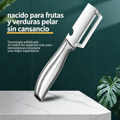 ✅Compra 1, llévate 1 gratis (dos piezas) 🥕🔪 Pelador de frutas y verduras: ¡Pela sin cansancio y cuenta con abrebotellas integrado! 🔥