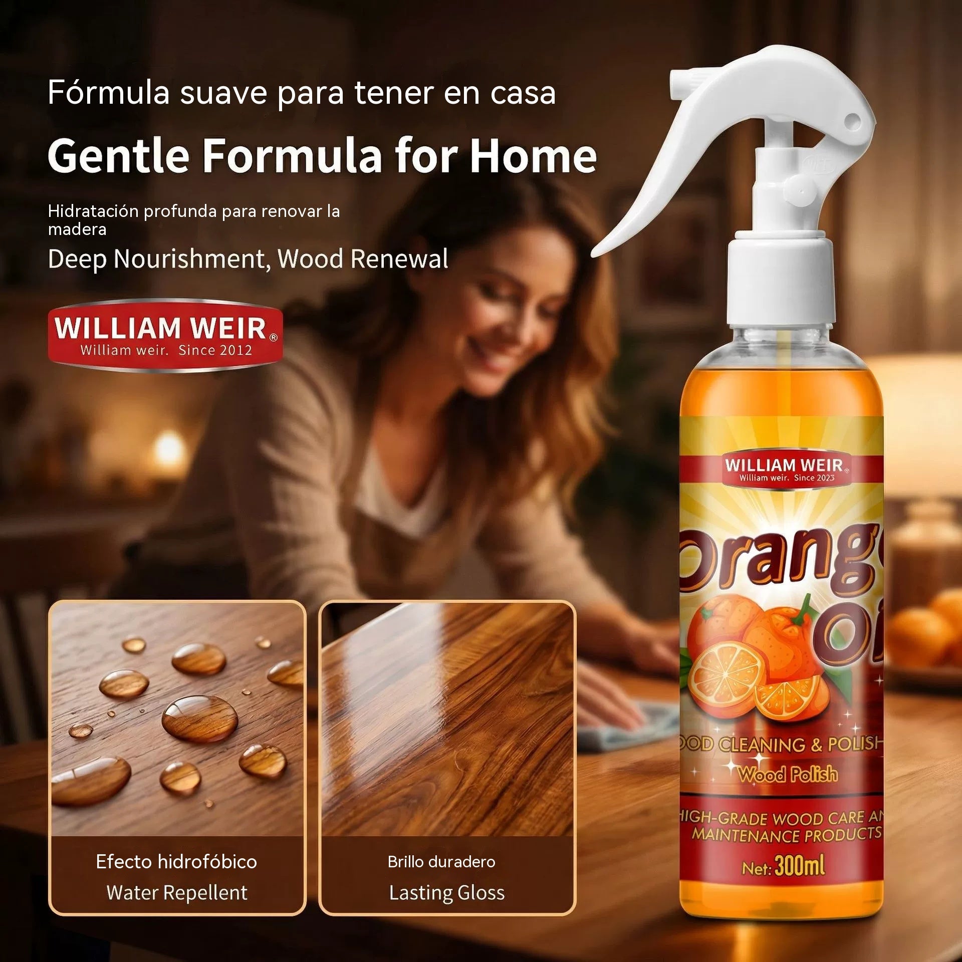 🍯300 mlpor 25 euros✨Crema de cera de abeja natural de alta eficacia para pulir y limpiar madera.