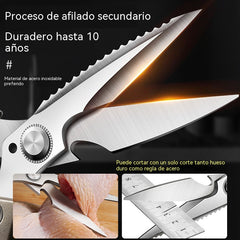 🔥【Oferta por tiempo limitado: 50% de descuento】✂️ Tijeras de cocina multifuncionales de acero de titanio para uso doméstico