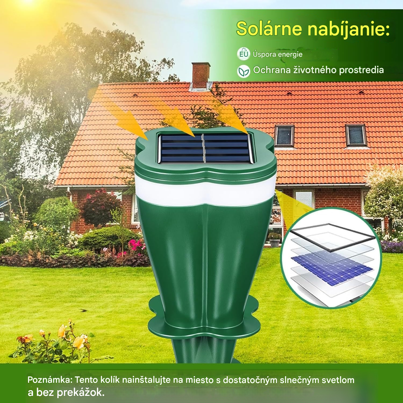 ☘️Propagácia produktu - 50% zľava☘️Solárne napájaný vodeodolný repelent proti zvieratám