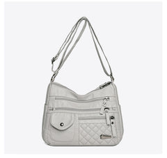 🔥Último día⏰50% de descuento👜Bolso de cuero suave de gran capacidad y múltiples capas para mujer