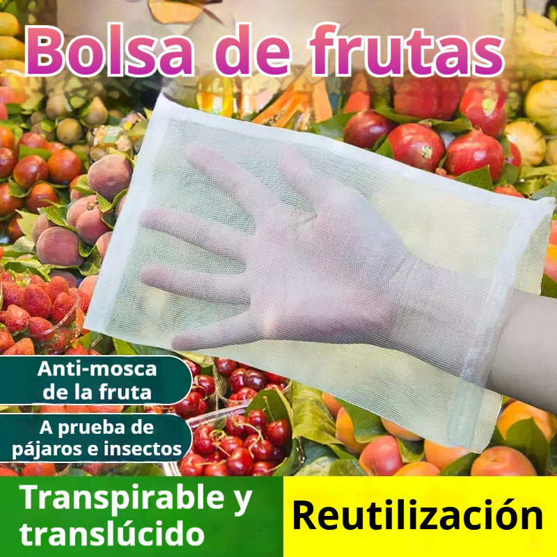 15x10cm【50  piezas】Red de insectos para moscas de frutas, red de protección de árboles de paisaje para pájaros, bolsas de red de jardín para proteger flores, plantas, frutas, verduras