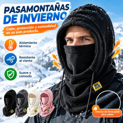❄️ Gorro térmico integral con forro polar que te mantiene abrigado hasta -20 grados Celsius. ⛷️ Ideal para esquiar, andar en moto y actividades al aire libre.